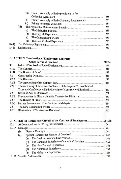 Contracts Of Employment & Malaysian Industrial Law 2nd Edition