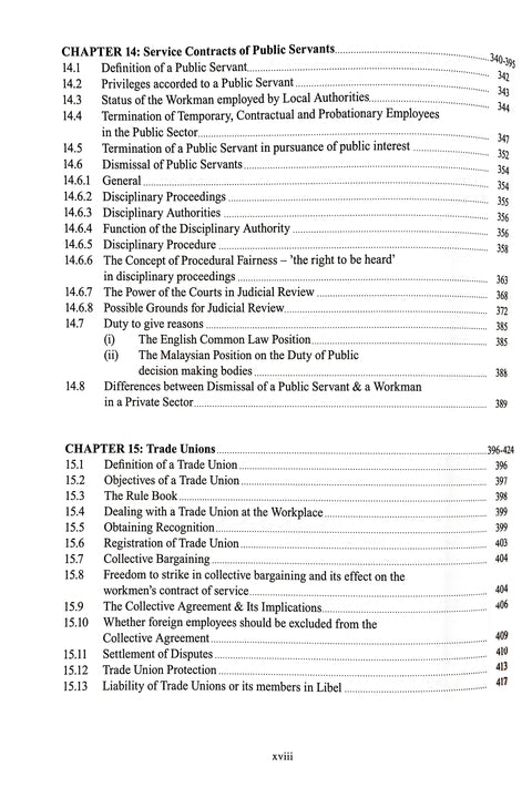 Contracts Of Employment & Malaysian Industrial Law 2nd Edition