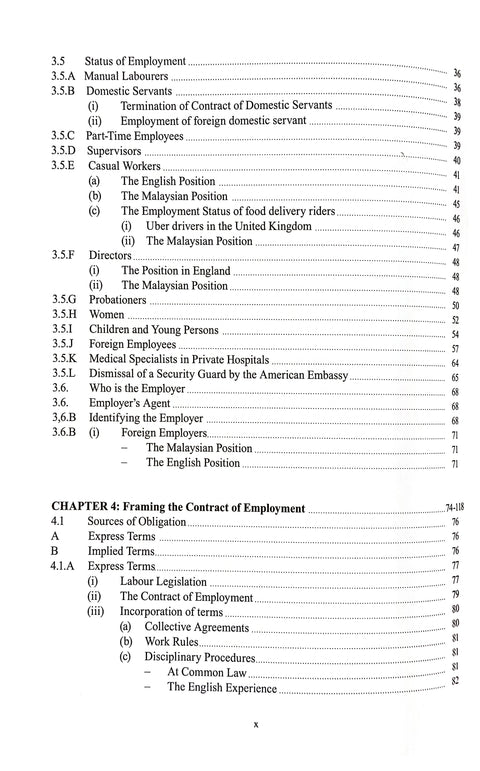 Contracts Of Employment & Malaysian Industrial Law 2nd Edition