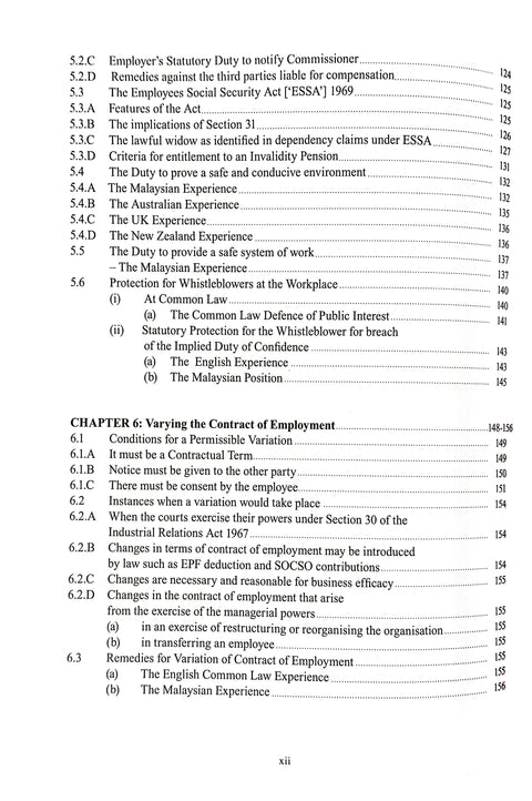 Contracts Of Employment & Malaysian Industrial Law 2nd Edition