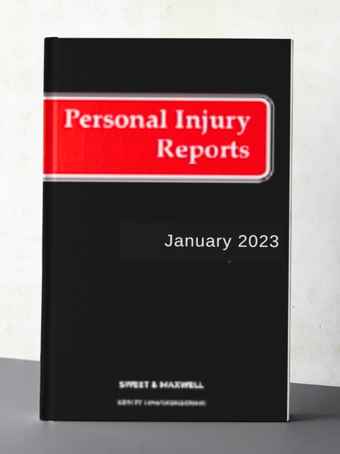 Personal Injury Reports 2023 Bound Volumes (PIR)*