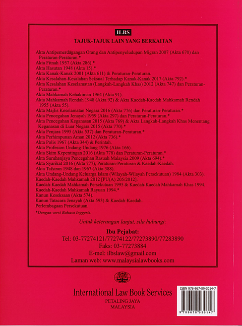Akta Keterangan 1950 (Akta 56) & Akta Keterangan Saksi Kanak-Kanak 2007 (Akta 676) (Hingga 1hb Sept 2023)