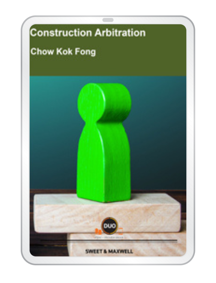 Construction Arbitration by Chow Kok Fong 2023 (EBook) Law Books