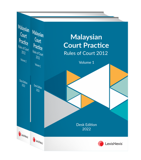 Malaysian Court Practice, Rules of Court 2012, Desk Edition (2022) Softcover