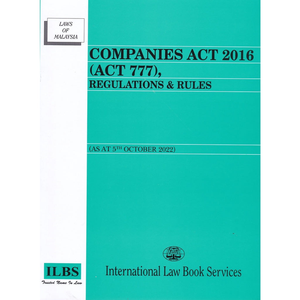 Buy Companies Act 2016 Act 777 Regulations Rules Book As At 5th buy-companies-act-2016-act-777-regulations-rules-book-as-at-5th