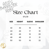 Gold's Barrister Robe | Ready Stock