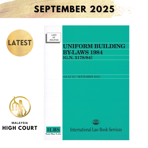 Uniform Building By-Laws 1984 [G.N. 5178/84] [As At 25th September 2025]