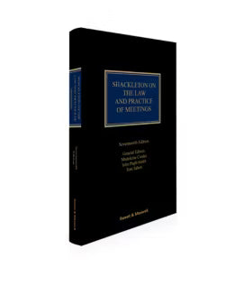Shackleton on The Law and Practice of Meetings, 17th Edition by John Pugh-Smith | 2026*