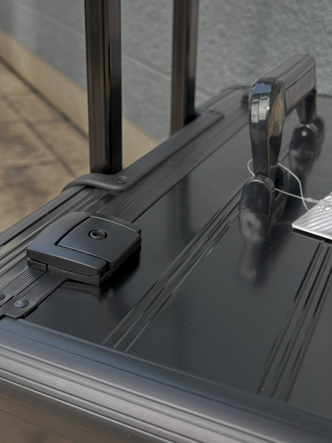 San Remo, Pilot Aluminium Trolley Bag (Black)