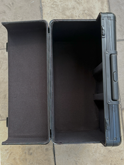 San Remo, Pilot Aluminium Trolley Bag (Black)