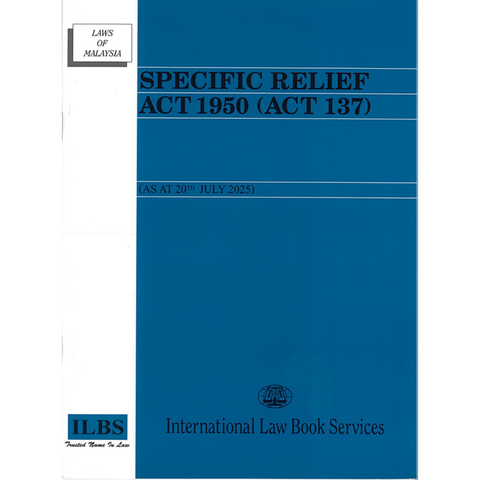 Specific Relief Act 1950 (Act 137) [As At 20th July 2025]