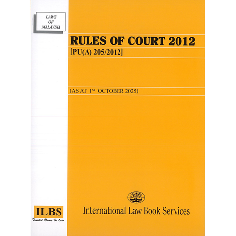 Rules Of Court Act 2012 [As At 1st October 2025]