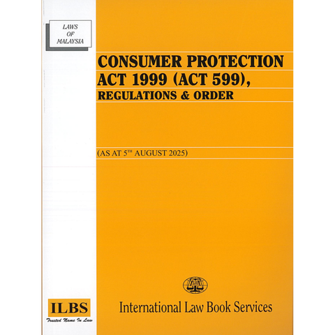 Consumer Protection Act 1999 (Act 599), Regulations & Order [As at 5th August 2025]