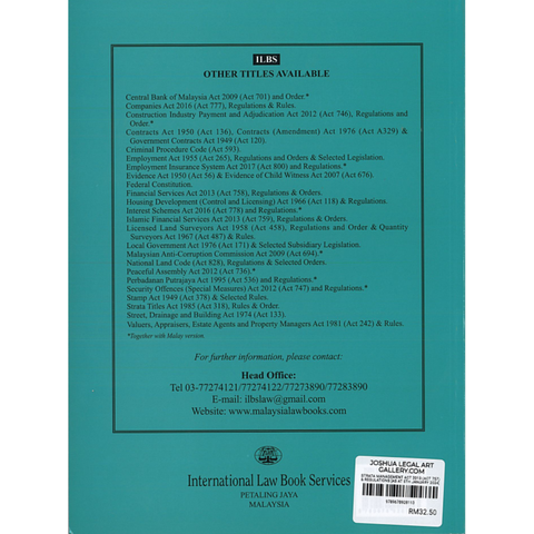 Strata Management Act 2013 (Act 757) & Regulations [As At 20th September 2025]