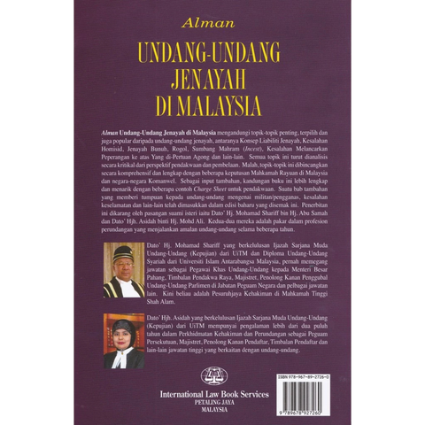 Alman Undang-Undang Jenayah di Malaysia