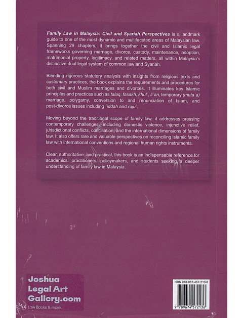 Family Law In Malaysia: Civil and Syariah Perspectives by Ashgar Ali Ali Mohamed | 2026