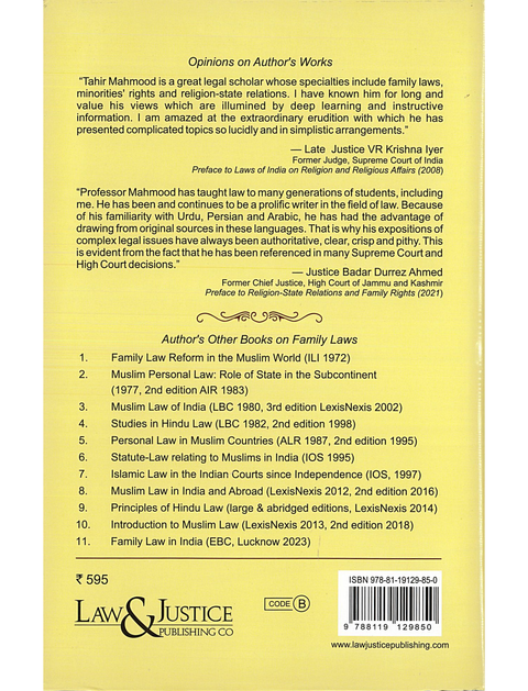 Supreme Court on Muslim Law, 2nd Edition by Tahir Mahmood | 2024