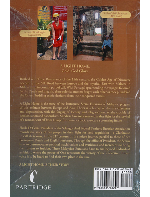 A Light Home: A Portuguese - Eurasian Journey by Sheila Eleanor De Costa