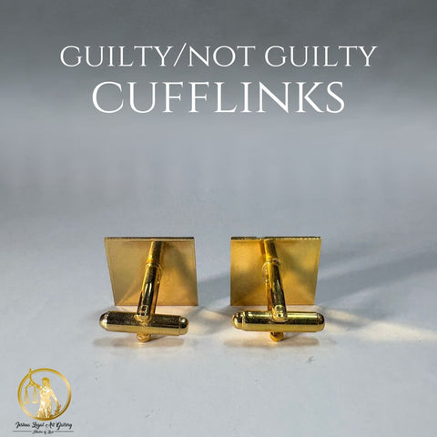 Guilty/ Not Guilty Cufflinks