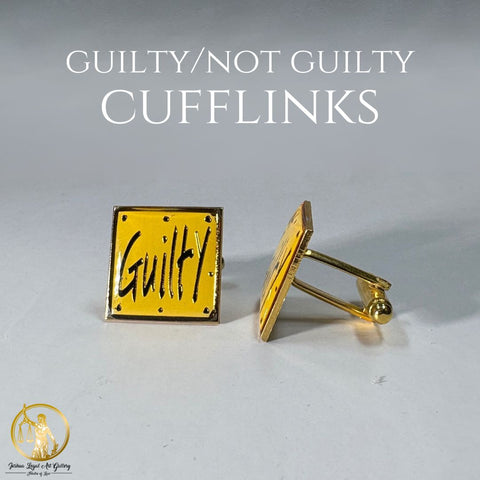 Guilty/ Not Guilty Cufflinks