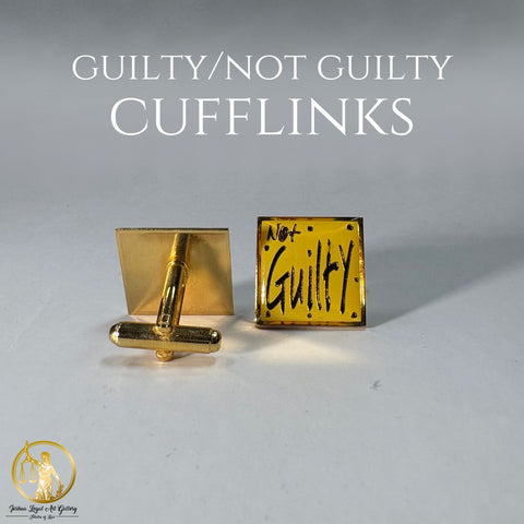 Guilty/ Not Guilty Cufflinks