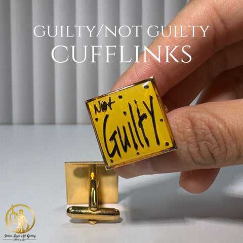 Guilty/ Not Guilty Cufflinks
