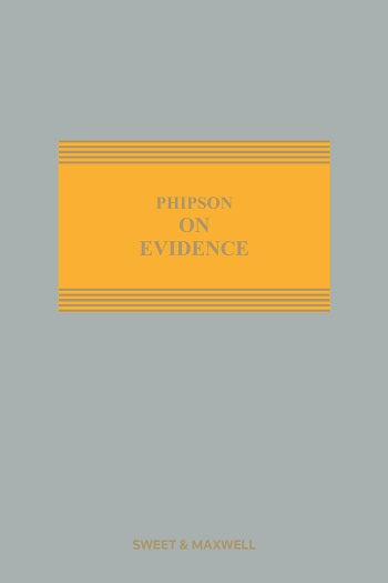 Phipson on Evidence, 20th ed | 2021