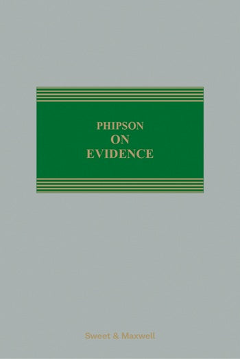 Phipson on Evidence 21st Edition | 2025*