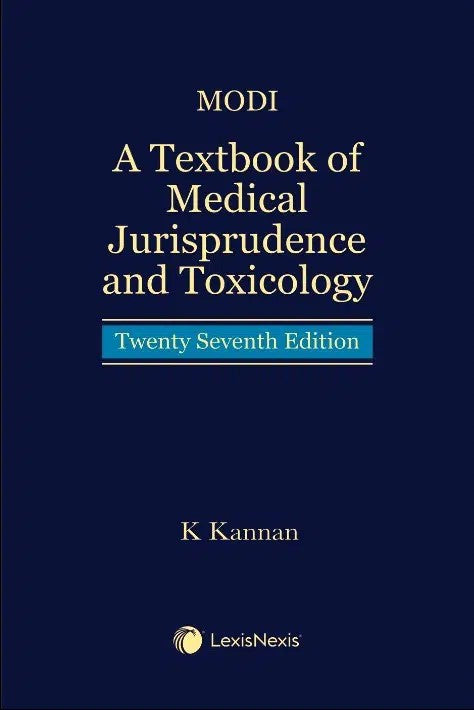 A Textbook of Medical Jurisprudence and Toxicology by Modi, 27th Edition | 2021