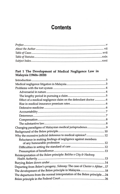 Medical Negligence In Malaysia: Cases and Commentary, 2nd Edition