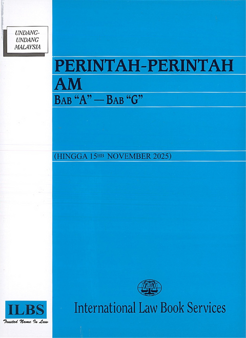 Perintah-Perintah Am Bab “A” – Bab “G” (Hingga 15hb November 2025)