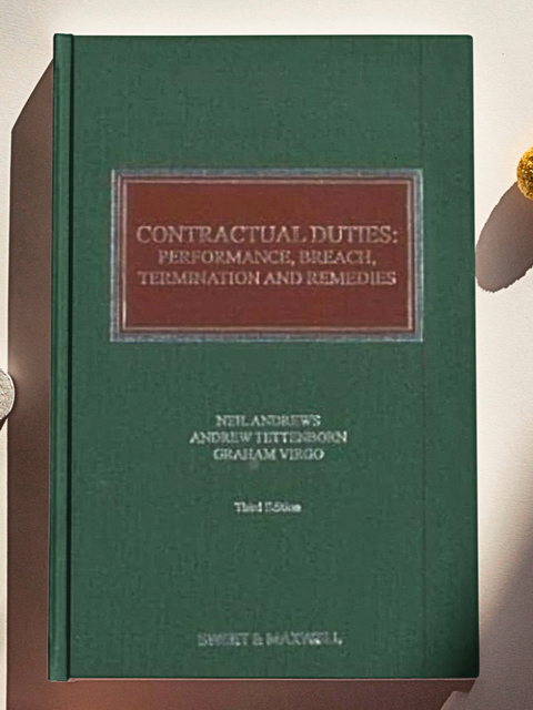 Contractual Duties: Performance, Breach Termination and Remedies, 3rd edition with 1st Supplement *