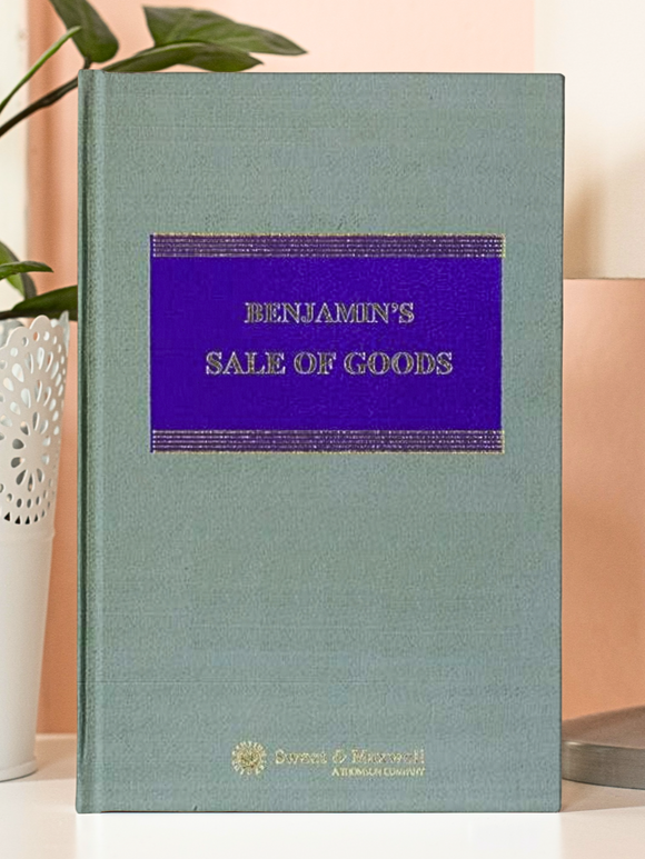 Benjamin’s Sale Of Goods , 6th Edition