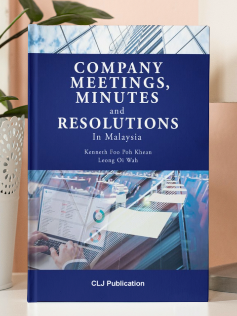 Company Meetings Minutes and Resolutions in Malaysia by CLJ Publications