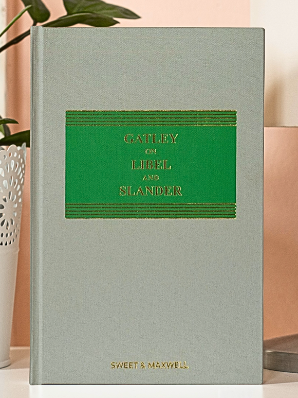 Gatley on Libel and Slander, 13th Edition 2022 | (IN STOCK)