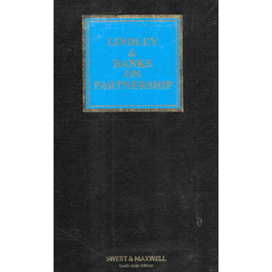 Lindley & Banks On Partnership, 20th Edition (Indian Reprint) by Nathaniel Lindley & Roderick I'Anson Banks | 2020