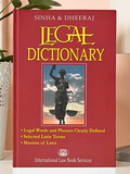 Legal Dictionary 2022 By Sinha & Dheeraj