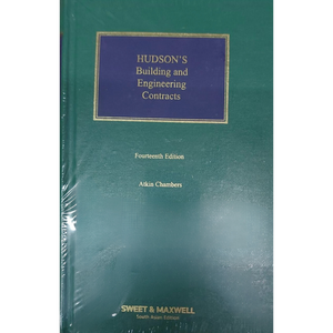 Hudson's Building and Engineering Contracts, 14th South Asian Edition by Atkin Chambers | 2021