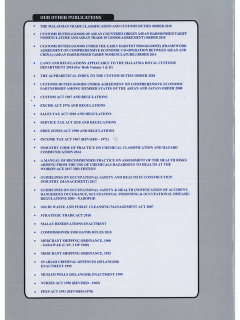 Reciprocal Enforcement of Judgements Act 1958 (Revised - 1972) (Act 99)