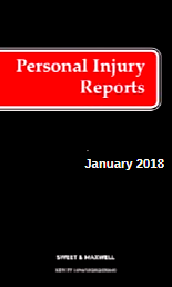 Personal Injury Reports 2018