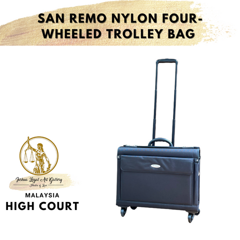 San Remo, Nylon Four-Wheeled Trolley Bag