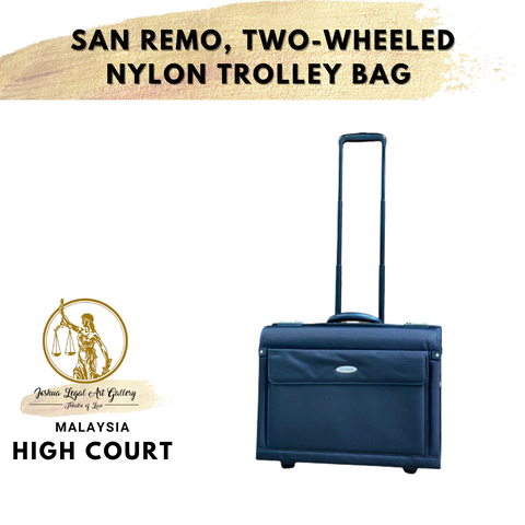 San Remo, Two-Wheeled Nylon Trolley bag