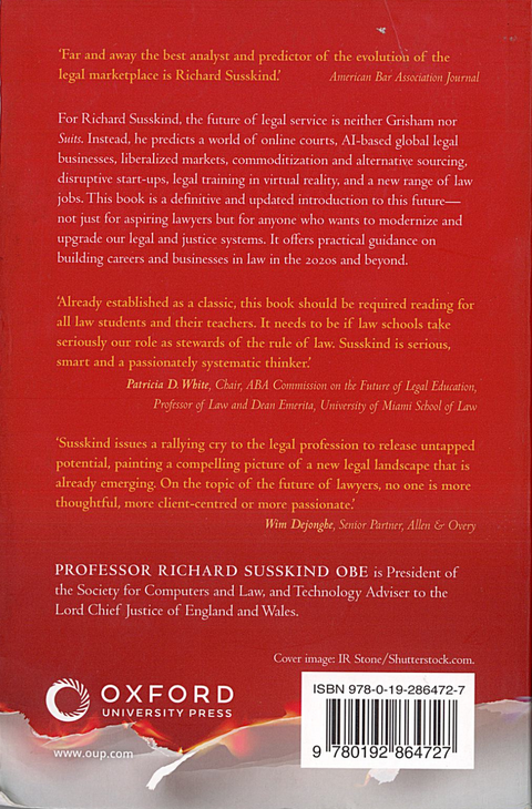 Tomorrow's Lawyers: An Introduction to your Future, 3rd Edition by Richard Susskind | 2023