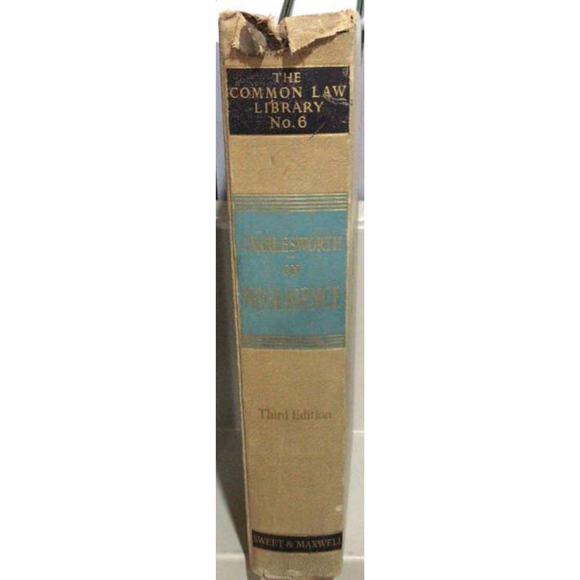 Charlesworth on Negligence, 3rd Edition