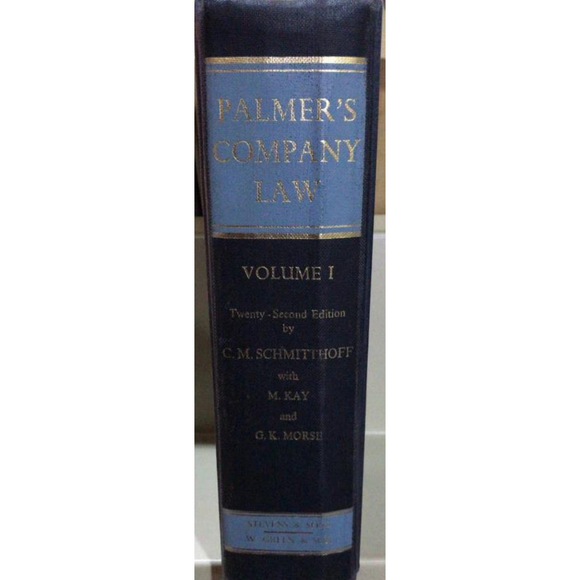 Palmer's Company Law, 22nd Edition (Volume 1)