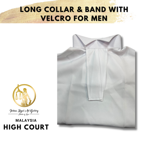 Long Collar & Band with Velcro for Men