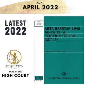Akta Hasutan 1948 (Akta 15) [Hingga 25hb April 2022]