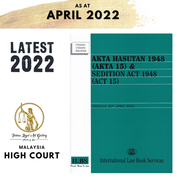 Akta Hasutan 1948 (Akta 15) [Hingga 25hb April 2022]