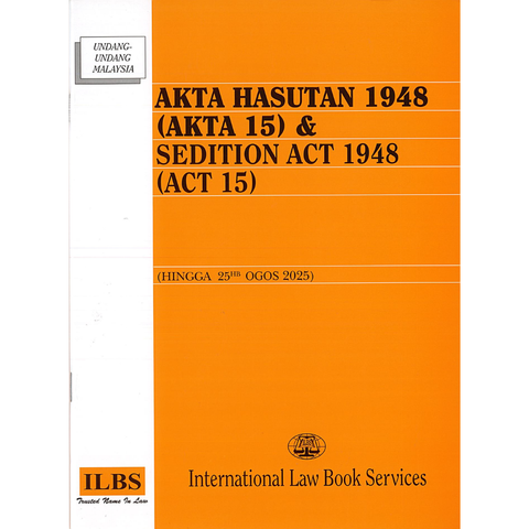 Akta Hasutan 1948 (Akta 15) [Hingga 25hb Ogos 2025]