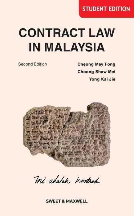 Contract Law in Malaysia by Cheong May Fong | Student Edition